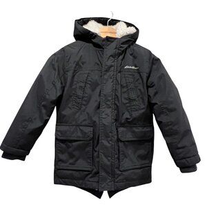Eddie Bauer Kid's Down Parka, Black, XS 5/6